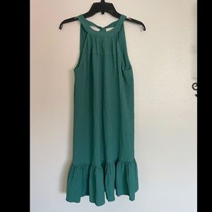 Calvin Klein gauze swing midi dress